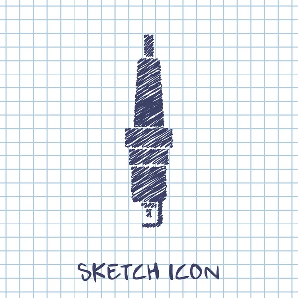 Ikon för tändstift — Stock vektor