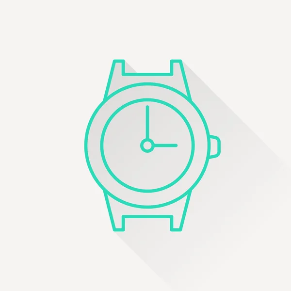 Ícone de relógio de pulso —  Vetores de Stock
