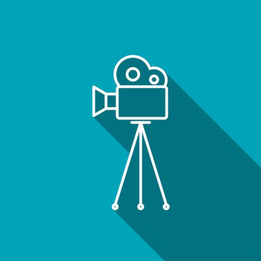 Film kamera tripod simgesini