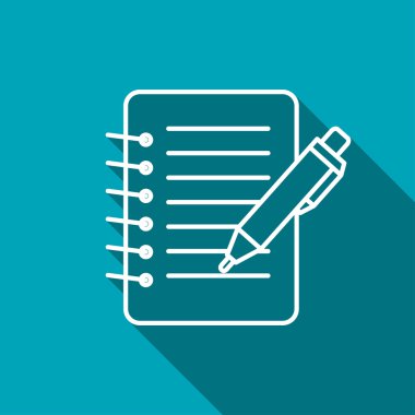 Defter kalem simgesi ile