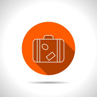 Bagaj vektör simgesi