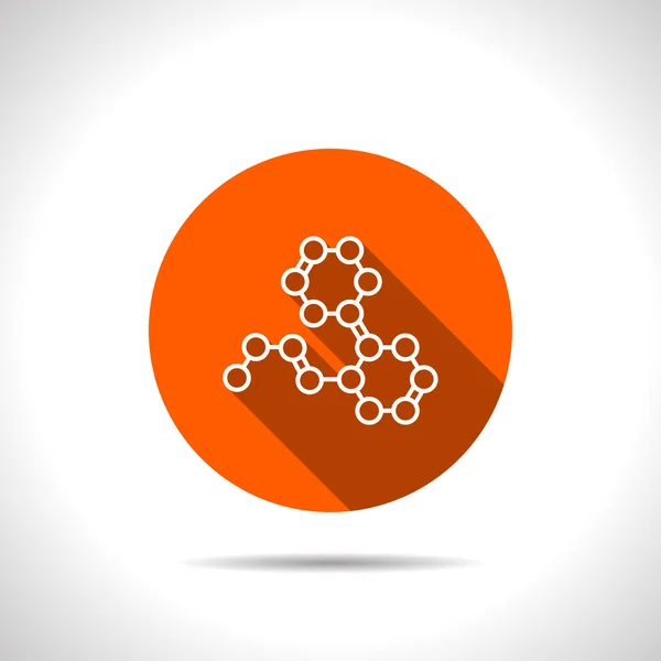Chemiczny ikona formuły — Wektor stockowy