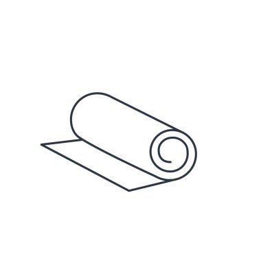 Yoga Mat icon, vector illustration