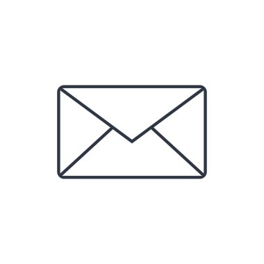 basit anahat vektör simgesi