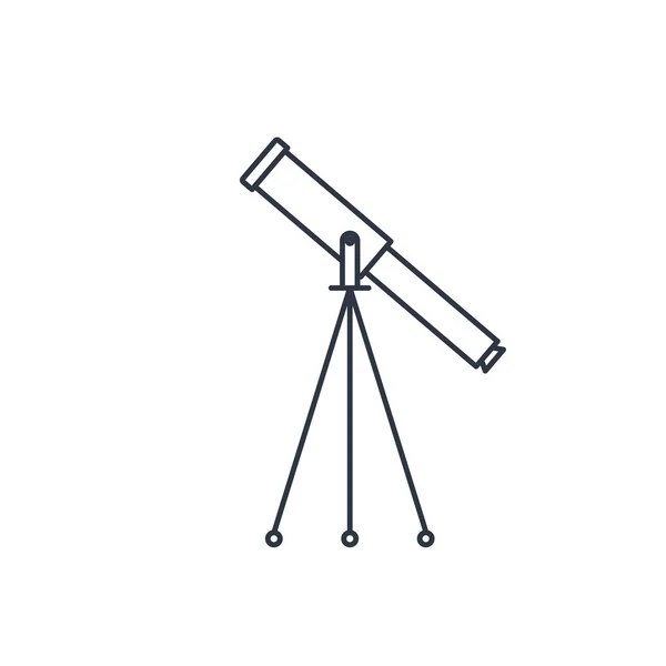 Telescope web icon, vector illustration — Stock Vector