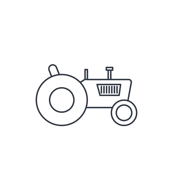 Traktor pókháló ikon, vektoros illusztráció — Stock Vector
