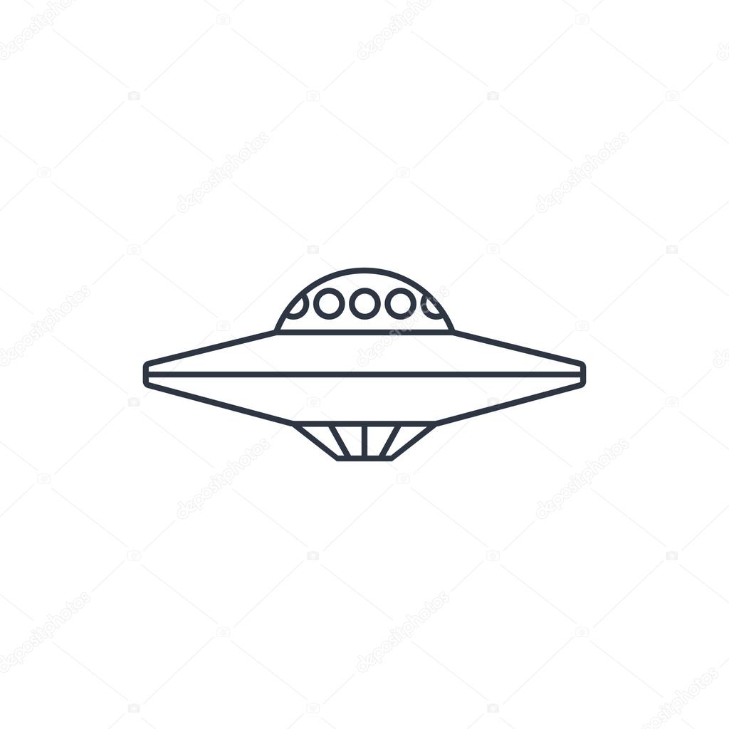 UFO Flying Saucer Icon