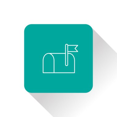 basit anahat vektör simgesi