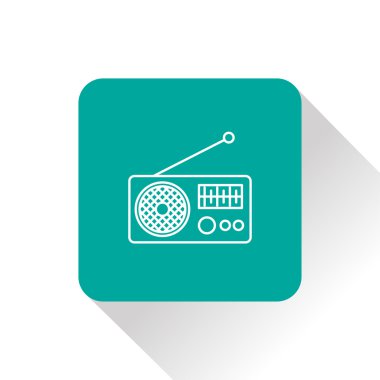 basit anahat vektör simgesi