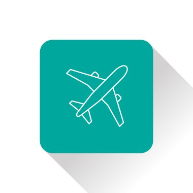 basit anahat vektör simgesi