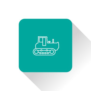 basit anahat vektör simgesi