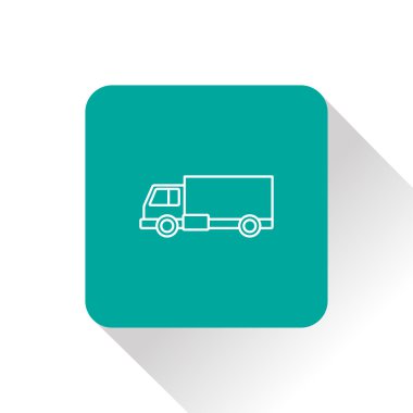 basit anahat vektör simgesi