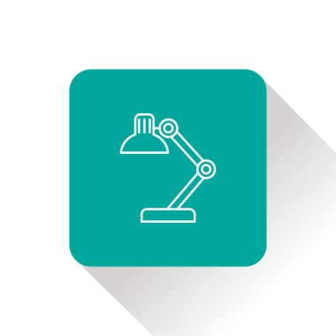 Masa lambası vektör simgesi