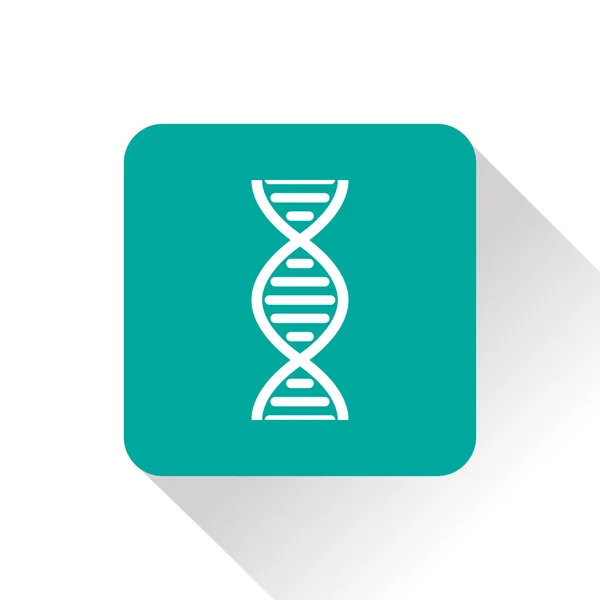 Vector Dna molecuul pictogram — Stockvector