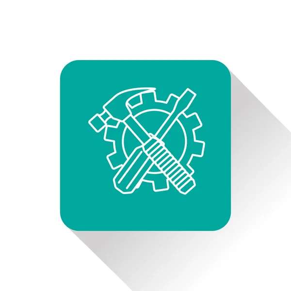 Crossed screwdriver and hammer tools Stock Vector Image by ©Icon_Craft