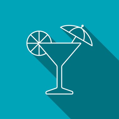 Martini cam, vektör çizim simgesi