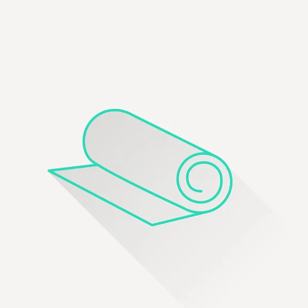 Yoga Mat icon — Stock Vector © Icon_Craft_Studio 77278278