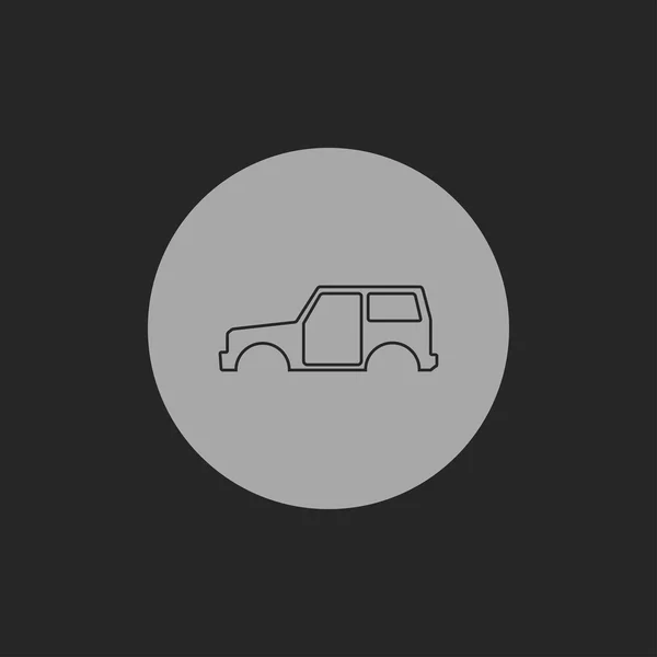 Icono de la carrocería — Vector de stock