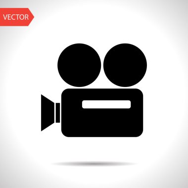 eski kamera veya projektör simgesi