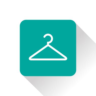 giysi askısı vektör simgesi