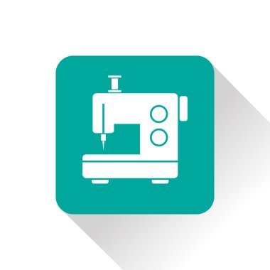 Dikiş makinesi vektör simgesi