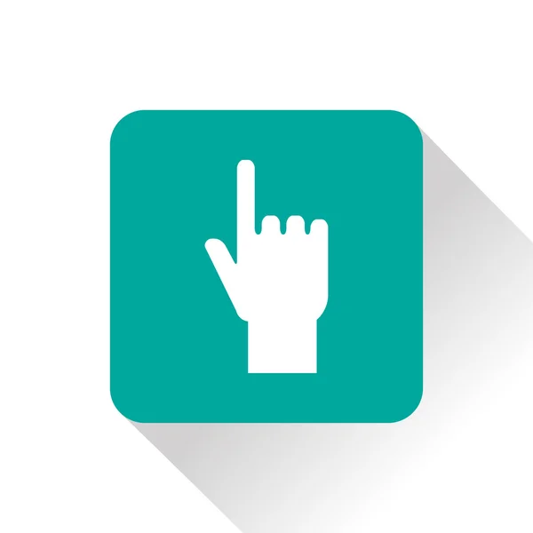 Pointing hand vector icon — Stock Vector