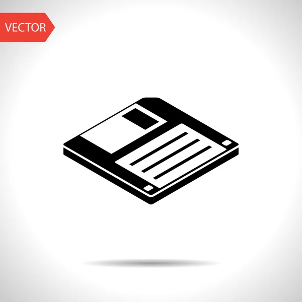 Diskette save isometric 3d icon — Stock Vector