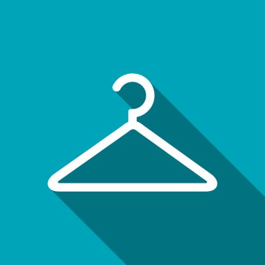 giysi askısı vektör simgesi