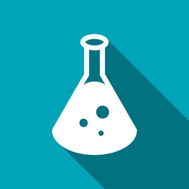 laboratuvar test tüpü izometrik 3d simgesi