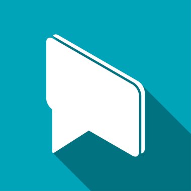 konuşma balonu izometrik 3d simgesinin