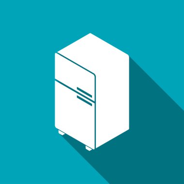 buzdolabı izometrik 3d simgesi