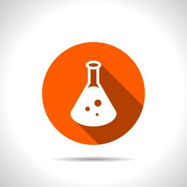 laboratuvar test tüpü izometrik 3d simgesi