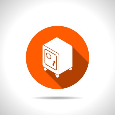 güvenli izometrik 3d simgesi