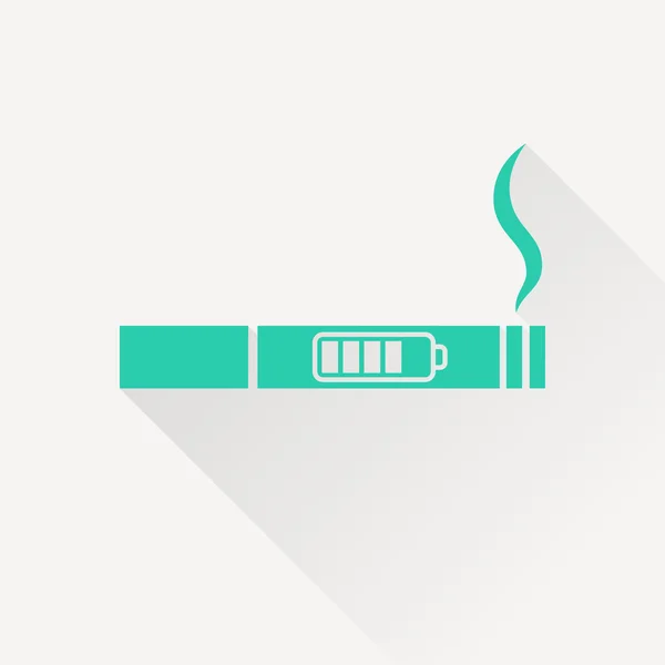 Elektronische sigaretten vector pictogram — Stockvector