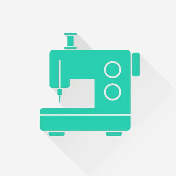 Sewing machine vector icon — Stock Vector