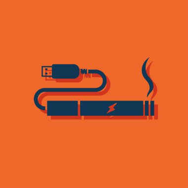 elektronik sigara şarj pc bağlantı noktası simgesi