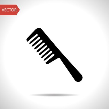 saç tarak vektör simgesi