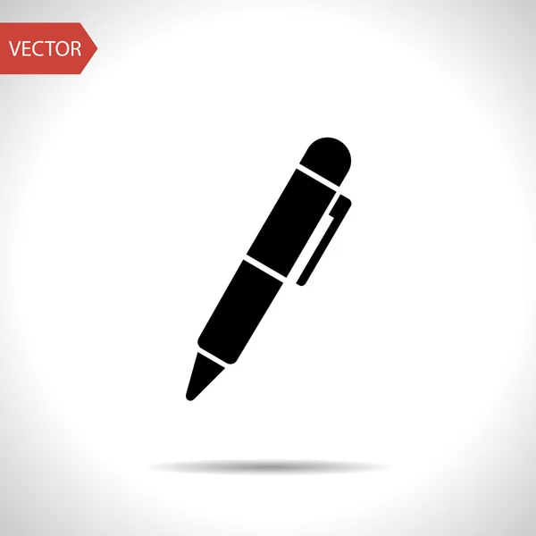 Icono de vector de pluma automática — Vector de stock