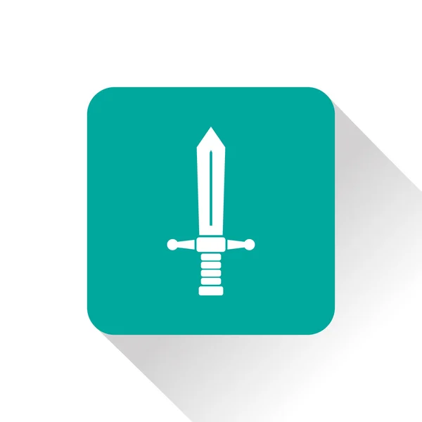 Ícone de vetor de espada medieval —  Vetores de Stock