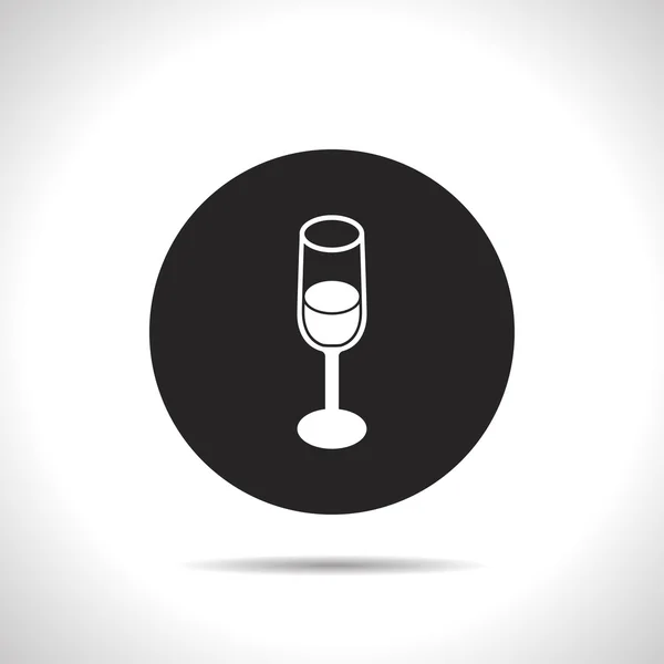 Copa de vino ícono isométrico 3d — Archivo Imágenes Vectoriales