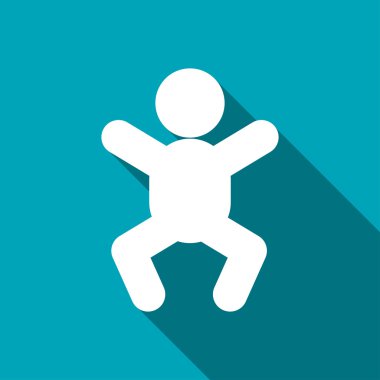 Bebek sembolü, vektör simgesi