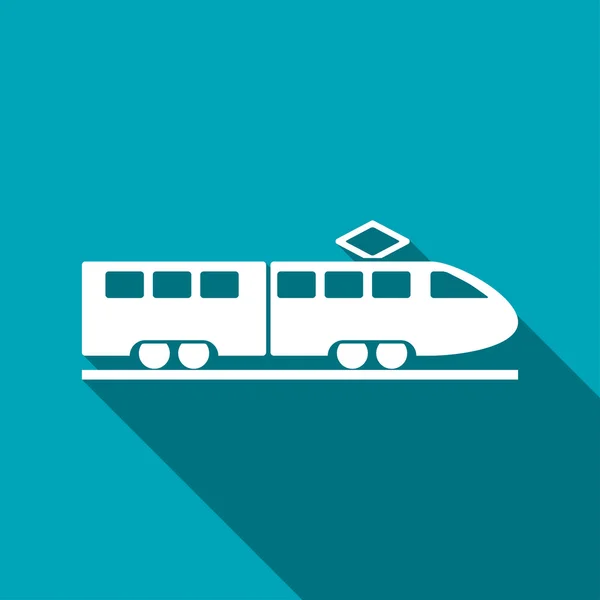 Velocidad tren vector icono — Vector de stock