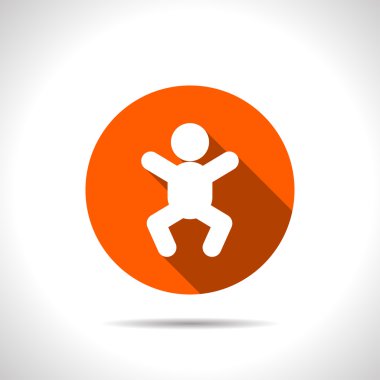 Bebek sembolü, vektör simgesi