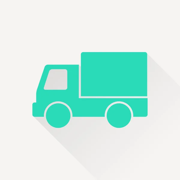 Truck delivery vector icon — Stock Vector