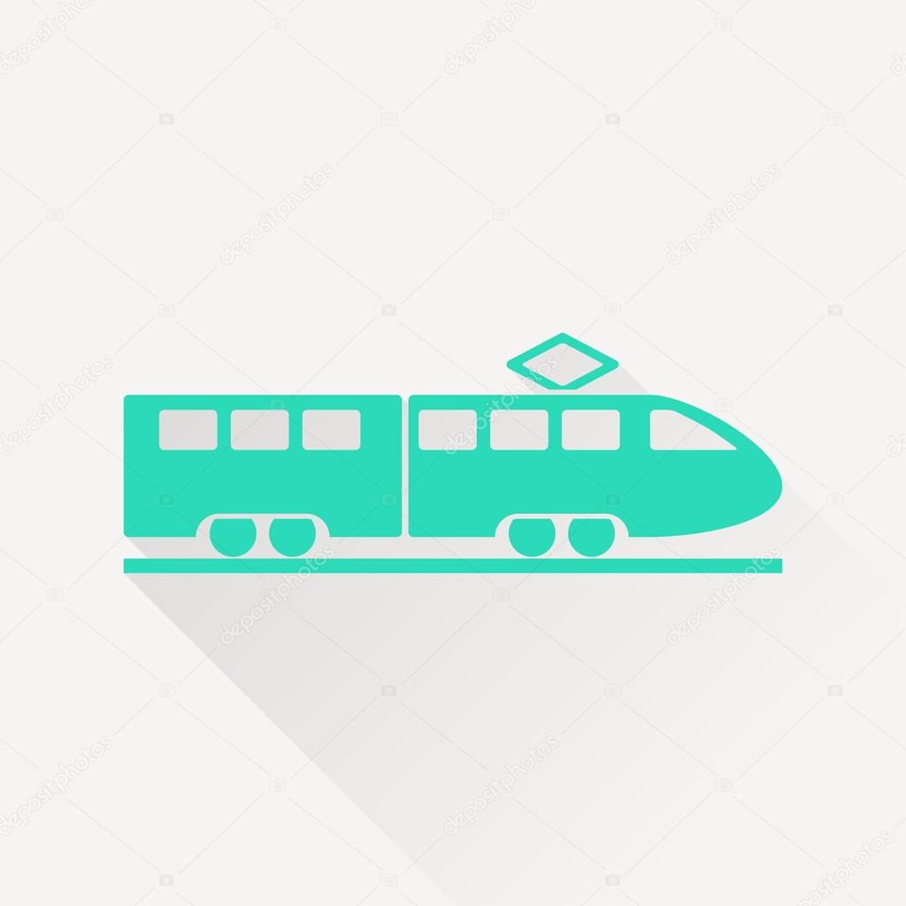 speed train vector icon