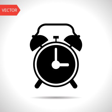 Alarm saat vektör simgesi