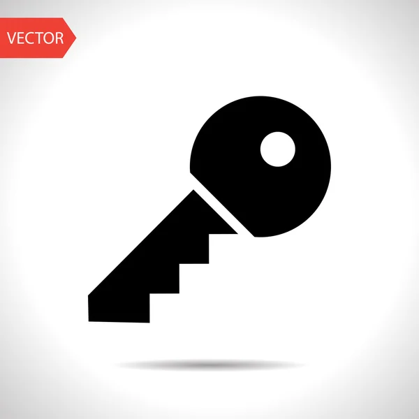 Door key vector icon — Stock Vector