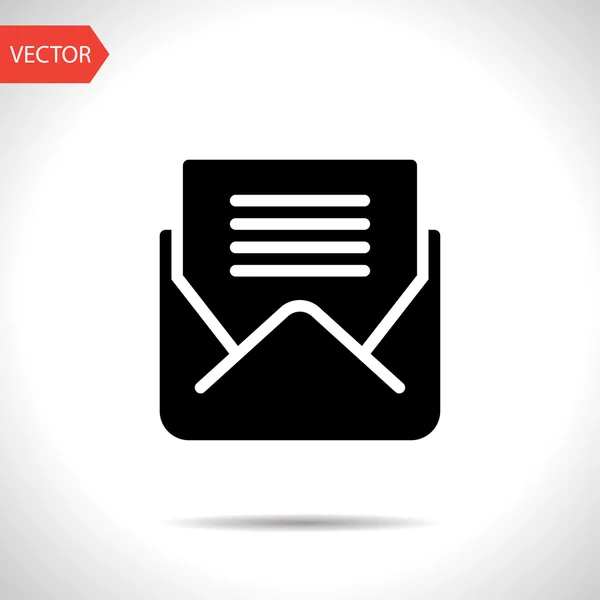 Opened letter vector icon — Stock Vector