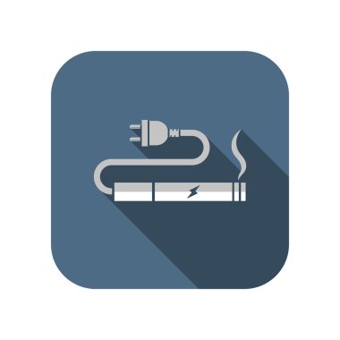 Gölge ile düz vektör simgesi