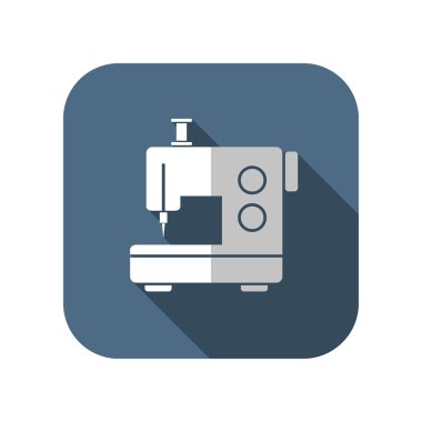 Gölge ile düz vektör simgesi